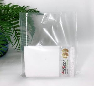 Die cut handle bag 300*400 mm, without printing, LDPE A6, TRANSPARENT -Chernigov Package - Фото IMG_6457